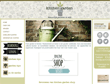 Tablet Screenshot of kitchengardenshop.nl